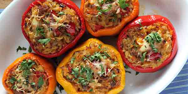 Classic Stuffed Bell Peppers | Recipes | O Bee Credit Union