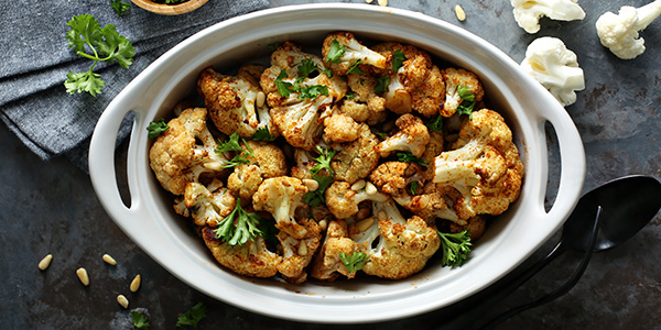 Oven Roasted Cauliflower