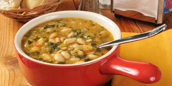 Rosemary Garlic White Bean Soup